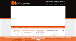 Desktop Screenshot of gardrobnagyker.hu